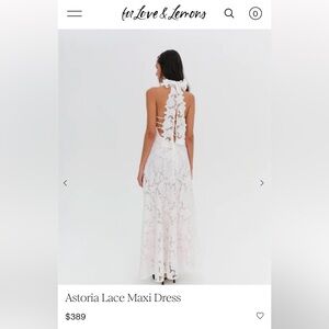 For love & lemons Astoria lace maxi dress